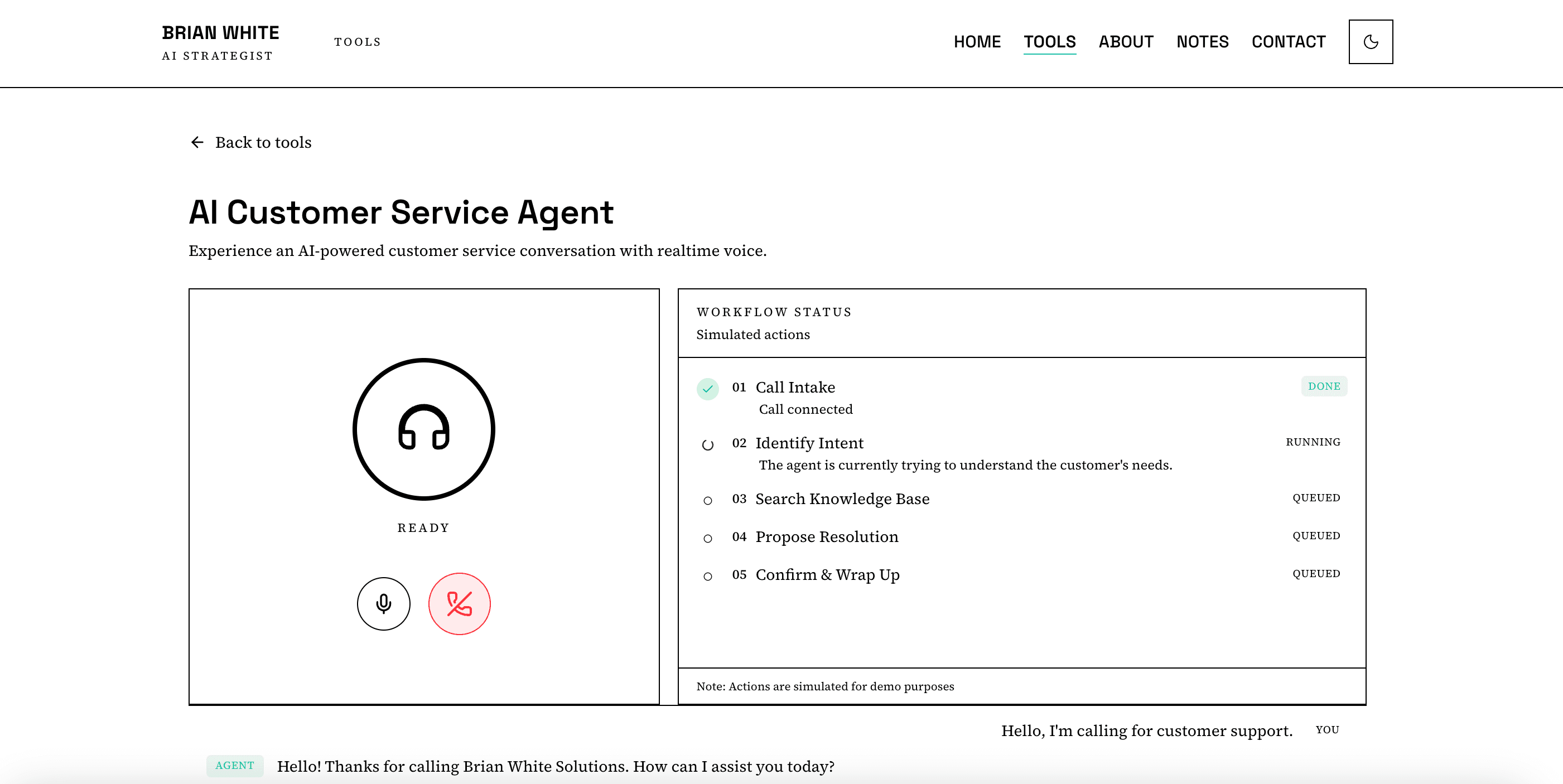 AI Customer Service Agent