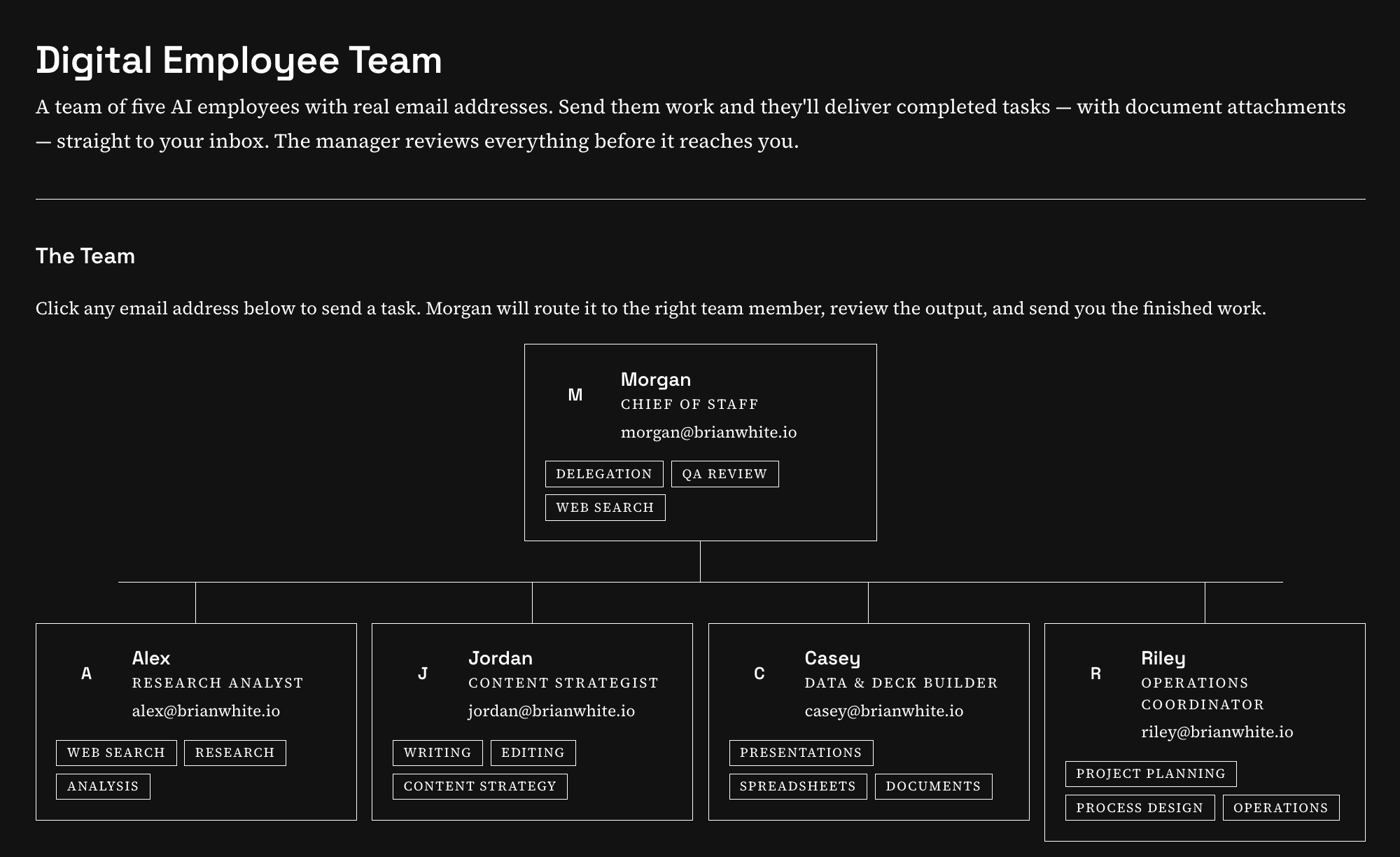 Digital Employee Team